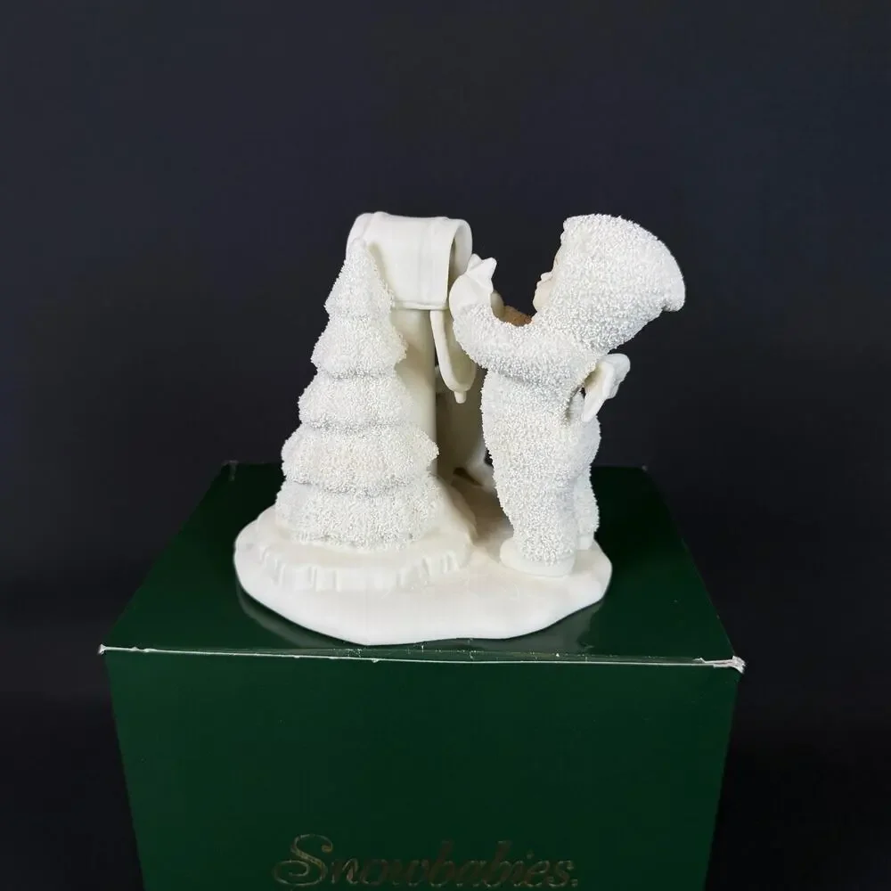 Retired Department 56 Snowbabies You Didn't Forget Me Figurine w/Box 4.5